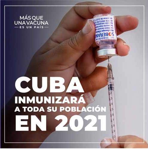 Cuba vaccination poster